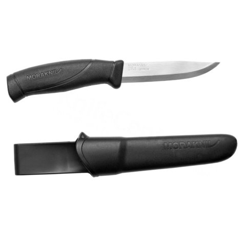 Нож Morakniv Companion Black, нержавеющая сталь, черный (12141)Купить