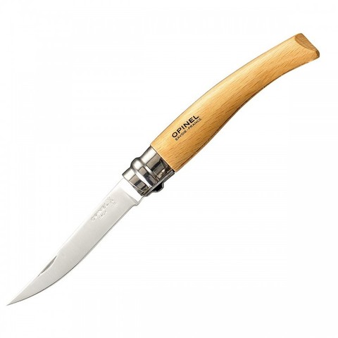 Нож филейный Opinel N8, рукоять из дерева бука (000516)Купить