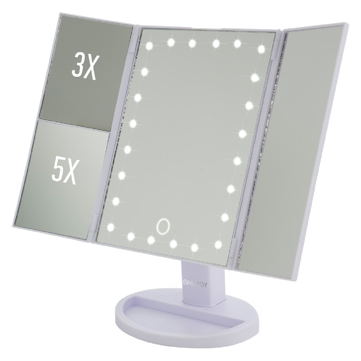 Зеркало косметическое трехстворчатое ENERGY EN-799Т, LED подсветка (159947)Купить