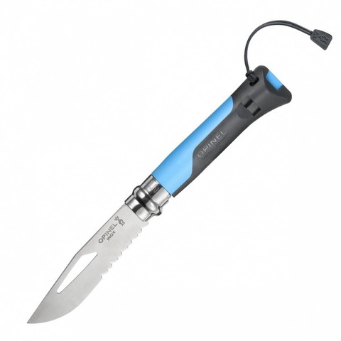 Нож Opinel 8 Outdoor Earth, синий (001576)Купить