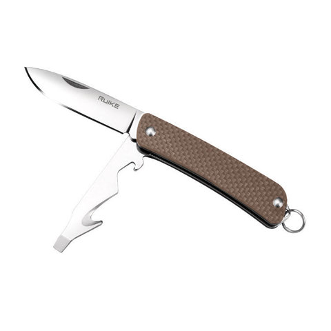 Нож Ruike S21-N, 5 функций, коричневый (S21-N)Купить