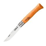 Нож Opinel 12, углеродистая сталь, рукоять из дерева бука, блистер (001256)