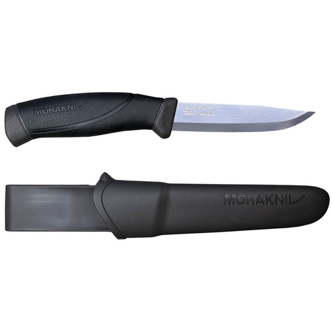 Нож Morakniv Companion Anthracite, нержавеющая сталь, черный (13165)Купить