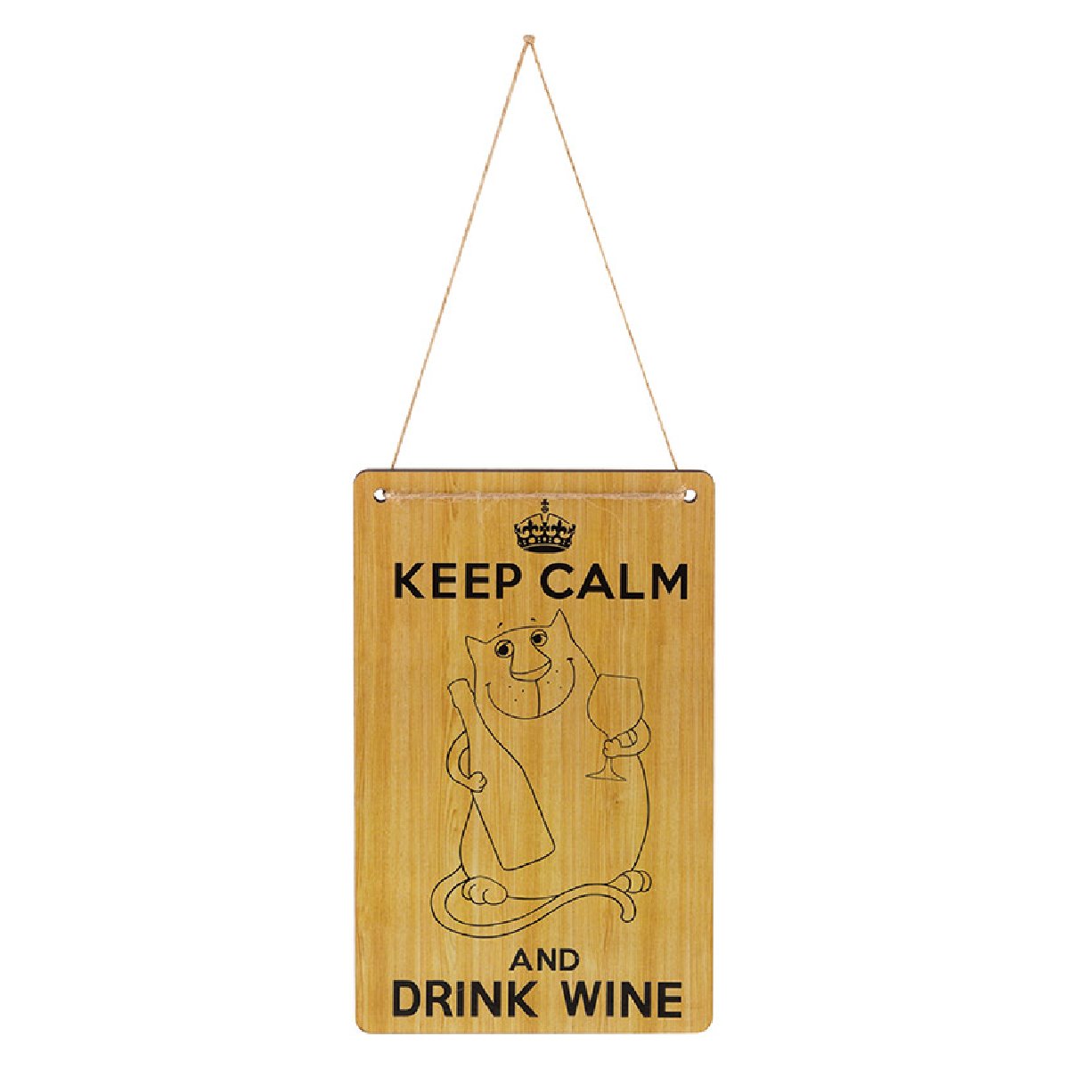 Табличка декоративная Keep Calm and drink Wine ИТ-067 Волшебная страна (007066)Купить