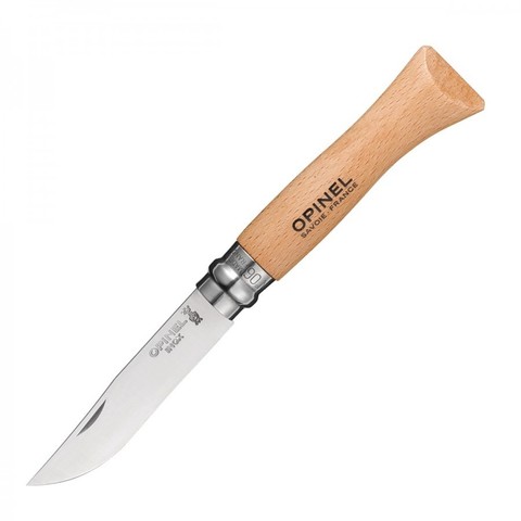 Нож Opinel N6, нерж. сталь, рукоять из бука, блистер (000404)Купить