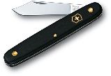Нож Victorinox Pruning Knife, 110 мм, 1 функция, черный, блистер (1.9010)