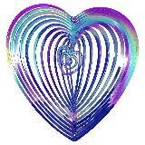 Ветрячок декоративный Сердце (008761)