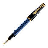 Pelikan Souveraen-Black and Blue GT, перьевая ручка, F (994939)