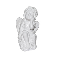 Фигурка садовая Ангел задумчивый (материал-гипс)