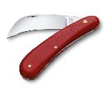 Нож Victorinox Pruning Knife, 110 мм, 1 функция, красный, блистер (1.9301)
