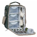 Термосумка с набором для пикника Camping World River Lunch 2 перс., оливковый (SL-002)