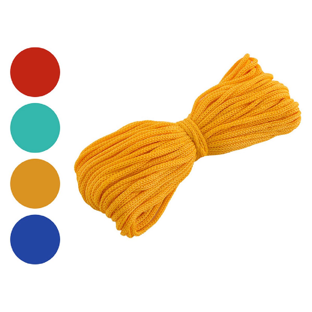 Шнур вязанный хозяйственный цветной д. 3 мм (20 метров) (082289)Купить
