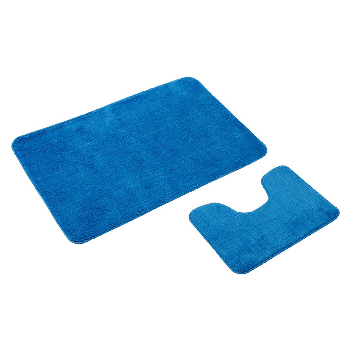 Набор ковриков для ванной и туалета Duet 2 шт, цвет-голубой (102513)Купить