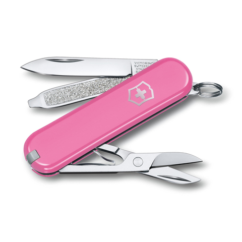 Нож-брелок Victorinox Classic SD Colors, 58 мм, 7 функций, Cherry Blossom (0.6223.51G)Купить