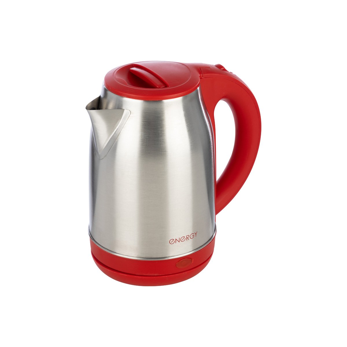 Чайник ENERGY E-201 (1,8 л, диск) стальной, красный (164125)Купить