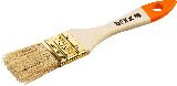 Флейцевая плоская кисть DEXX Практик 38 мм 1,5 натуральная щетина деревянная ручка (0100-038_z02)