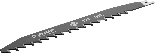 ЗУБР 250 200, 17T, с тв.зубьями для сабельной эл.ножовки, полотно по легкому бетону Профессионал (159770-17)