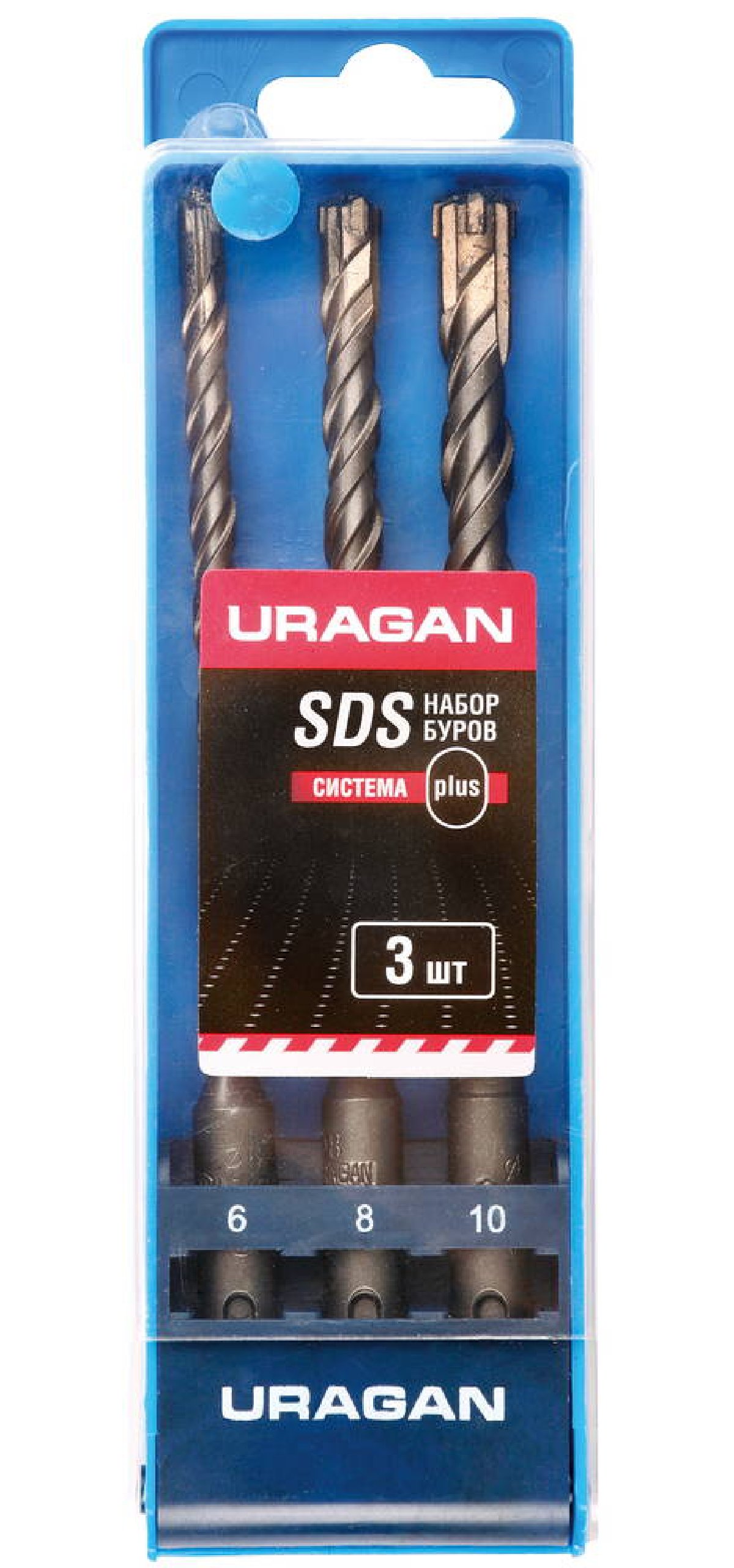 URAGAN   SDS-plus 3  6  160, 8  160, 10  160 , (901-25554-H3)