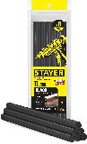 Клеевые стержни STAYER Black черные 11х200 мм 6 шт. (2-06821-D-S06)