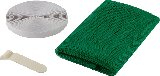 Противомоскитная сетка STAYER Comfort для окон 1.1х1.3 м с крепежной лентой зеленая (12482-11-13)