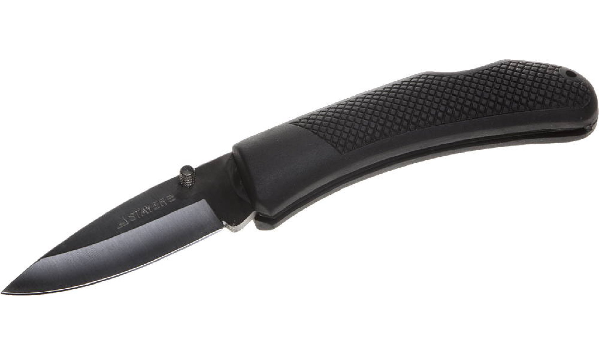 Складной нож STAYER 82 мм большой с обрезиненной ручкой (47600-2_z01)Купить