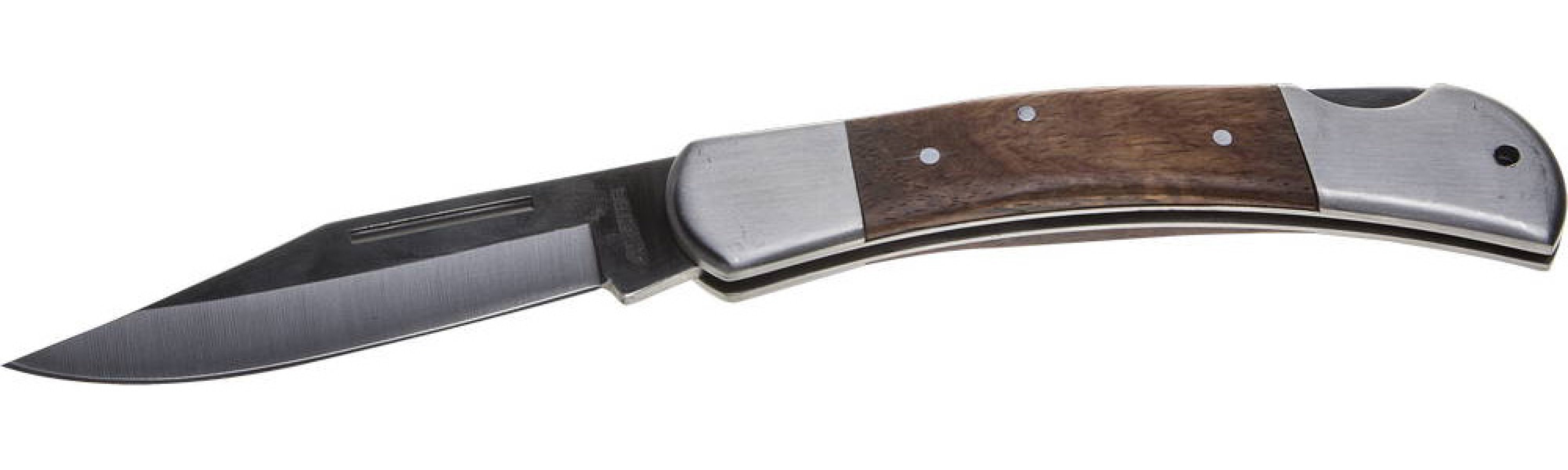 Складной нож STAYER 97 мм большой с деревянными вставками (47620-2_z01)Купить