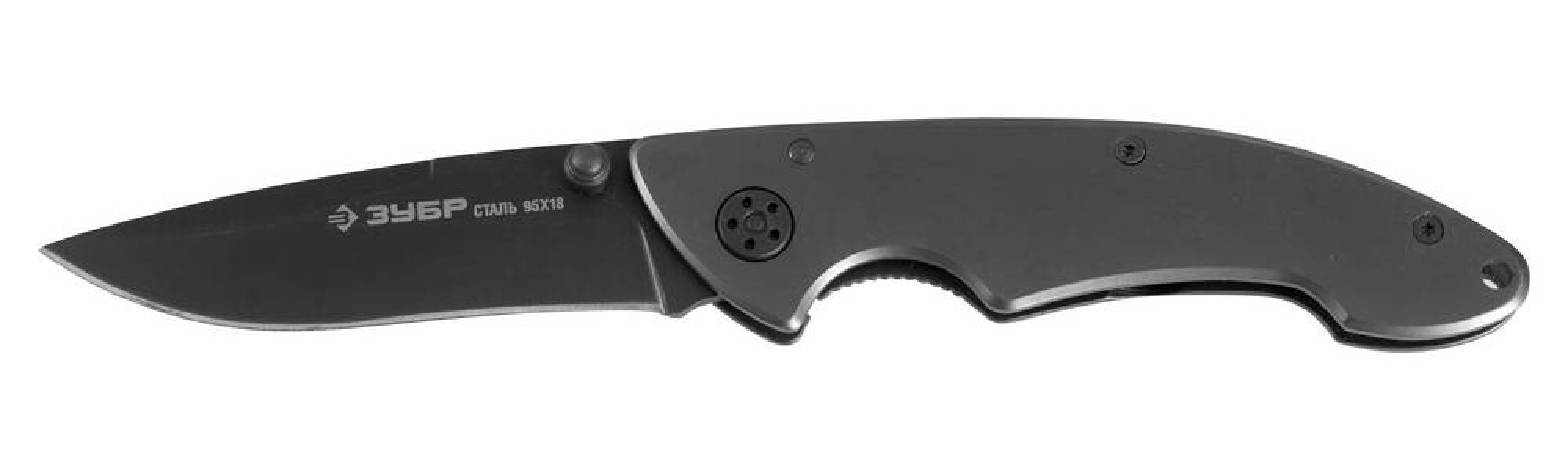Складной нож ЗУБР Страж 190 мм лезвие 82 мм стальная рукоятка (47703_z01)Купить