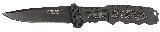 Складной тактический нож ЗУБР Диверсант 265 мм лезвие для рубки 6х120 мм металлическая рукоятка (47717)