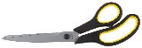 Хозяйственные ножницы STAYER 245 мм изогнутые двухкомпонентные ручки (40466-24)