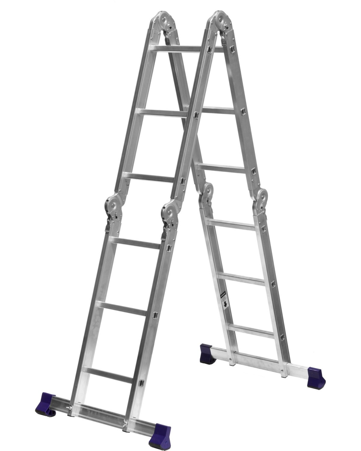 Четырехсекционная лестница-трансформер СИБИН, алюминиевая, 4x3 ступени, ЛТ-43, (38851)Купить