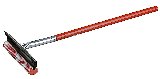 Стеклоочиститель-скребок STAYER PROFI с деревянной ручкой (0876)