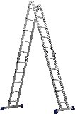 Четырехсекционная лестница-трансформер СИБИН, алюминиевая, 4x5 ступени, ЛТ-45, (38853)