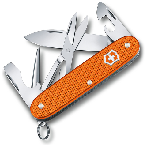 Нож Victorinox Pioneer X Alox LE 2021, 93 мм, 9 функций, алюминиевая рукоять, оранжевый (0.8231.L21)Купить