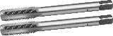 ЗУБР М8x1.0мм, комплект метчиков, сталь 9ХС, ручные , (4-28006-08-1.0-H2)