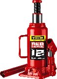 Гидравлический бутылочный домкрат STAYER RED FORCE 12т 230-465 мм (43160-12_z01)