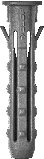 Распорный дюбель ЗУБР полипропиленовый 5 x 30 мм 2000 шт. (4-301060-05-030)