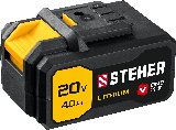 Аккумуляторная батарея STEHER 20В 4 Ач Li-Ion тип V1 (V1-20-4)