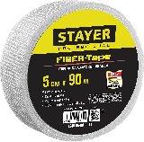 Самоклеящаяся серпянка STAYER Fiber-Tape 5см х 90м 3х3 мм (1246-05-90_z01)