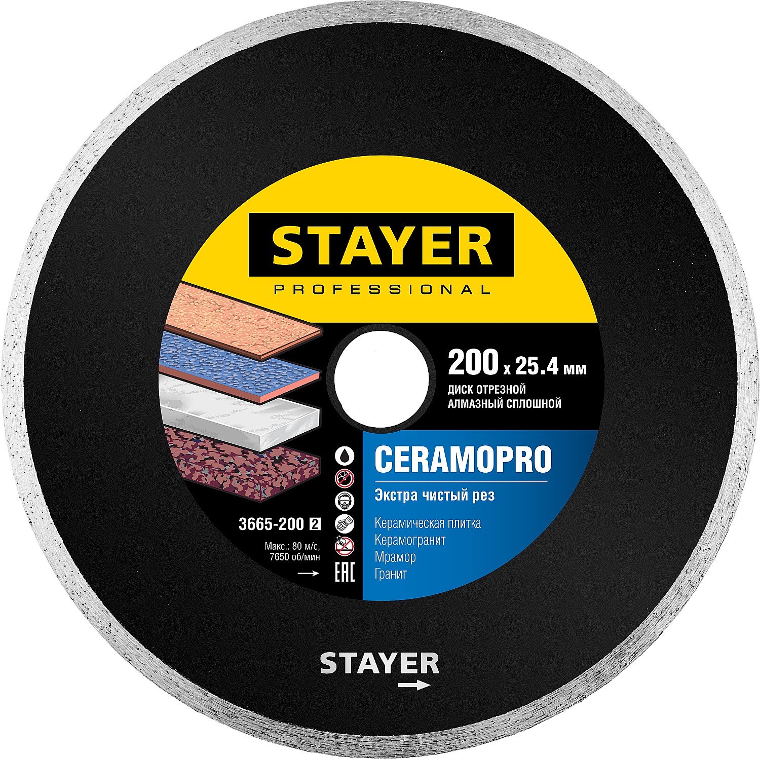STAYER CERAMO-25 200 ,    , , , ,  (20025.4 , 52.49 ), ,  Professional (3665-200_z02)
