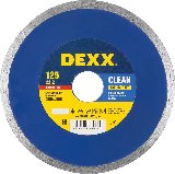 DEXX CLEAN AQUA CUT 125 мм, диск алмазный отрезной сплошной по кафельной и керамической плитке (125х22.2 мм, 5х1.8 мм), 36695-125 (36703-125_z01)