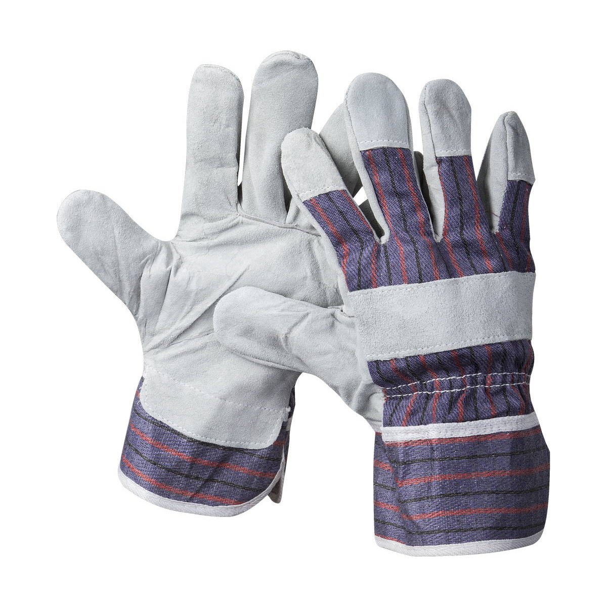 Рабочие перчатки STAYER р. XL комбинированные кожаные из спилка (1130-XL)Купить
