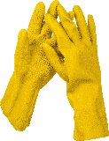 Латексные перчатки STAYER Optima хозяйственно-бытовые р. M с х б напылением рифленые (1120-M_z01)