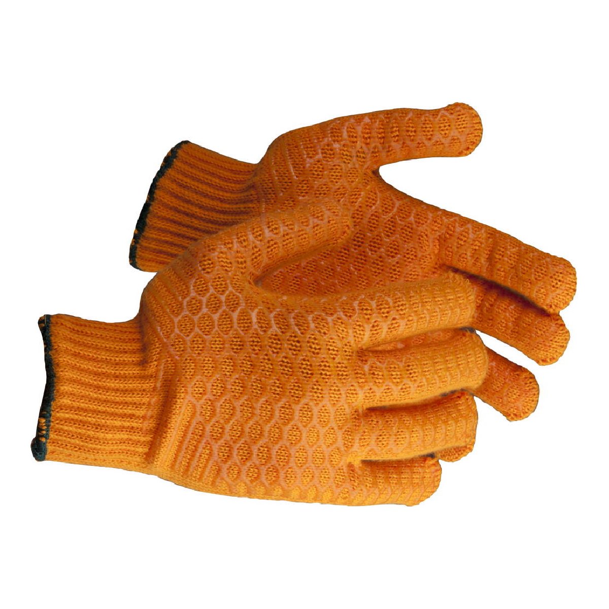 Трикотажные перчатки ЗУБР р. L-XL с противоскользящим двусторонним перекрестным покрытием (11278-XL)Купить