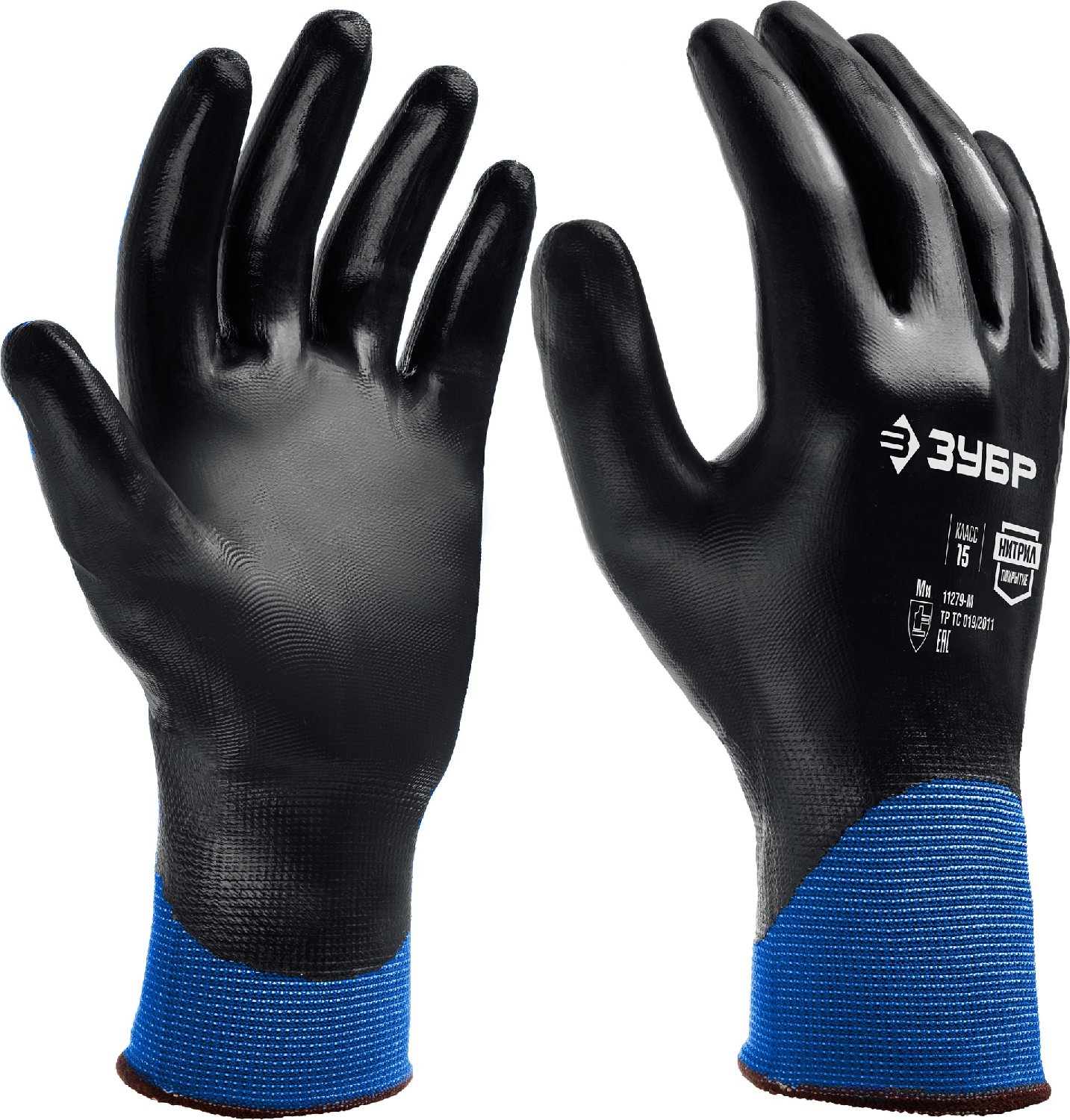 Маслобензостойкие перчатки ЗУБР Механик+ р. L полный облив тонкие (11279-L)Купить