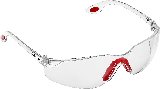 Защитные прозрачные очки ЗУБР СПЕКТР 3 широкая монолинза, открытого типа, (110315)