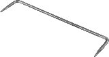 Строительная скоба ЗУБР кованая 300 х 70 х 8 мм 100 шт. (311165-300-70)