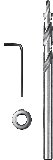 Сверло для кондукторов ступенчатое ЗУБР Профессионал 9.5х150 мм (30081-D)