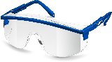Защитные прозрачные очки ЗУБР ПРОТОН линза увеличенного размера, открытого типа (110481)