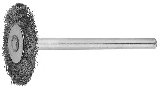 ЗУБР O 20x 3,2мм, L 42мм, 1 шт., щетка радиальная, нержавеющая сталь, на шпильке (35931)