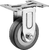 Неповоротное колесо ЗУБР резина полипропилен d 50 мм г п 35 кг (30956-50-F)
